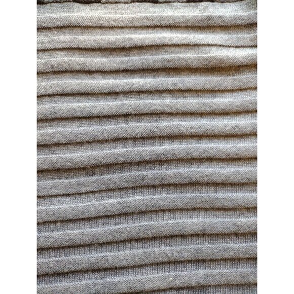 Elio Sweater Women's XL Cashmere Blend Tunic Short Sleeve Striped - Picture 9 of 13